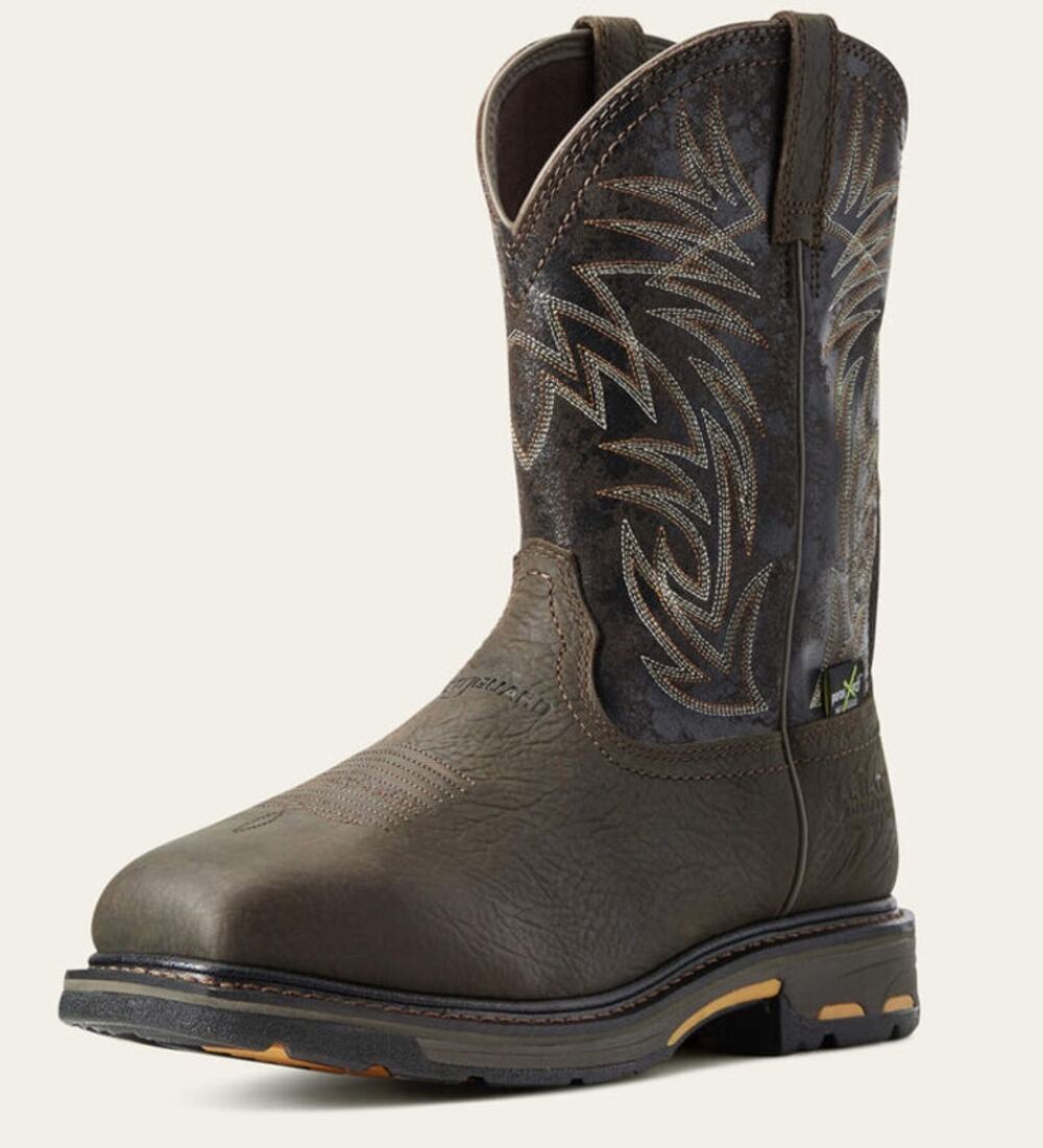 Ariat WorkHog Wide Square Toe MetGuard Waterproof Composite Work Boot Size 11